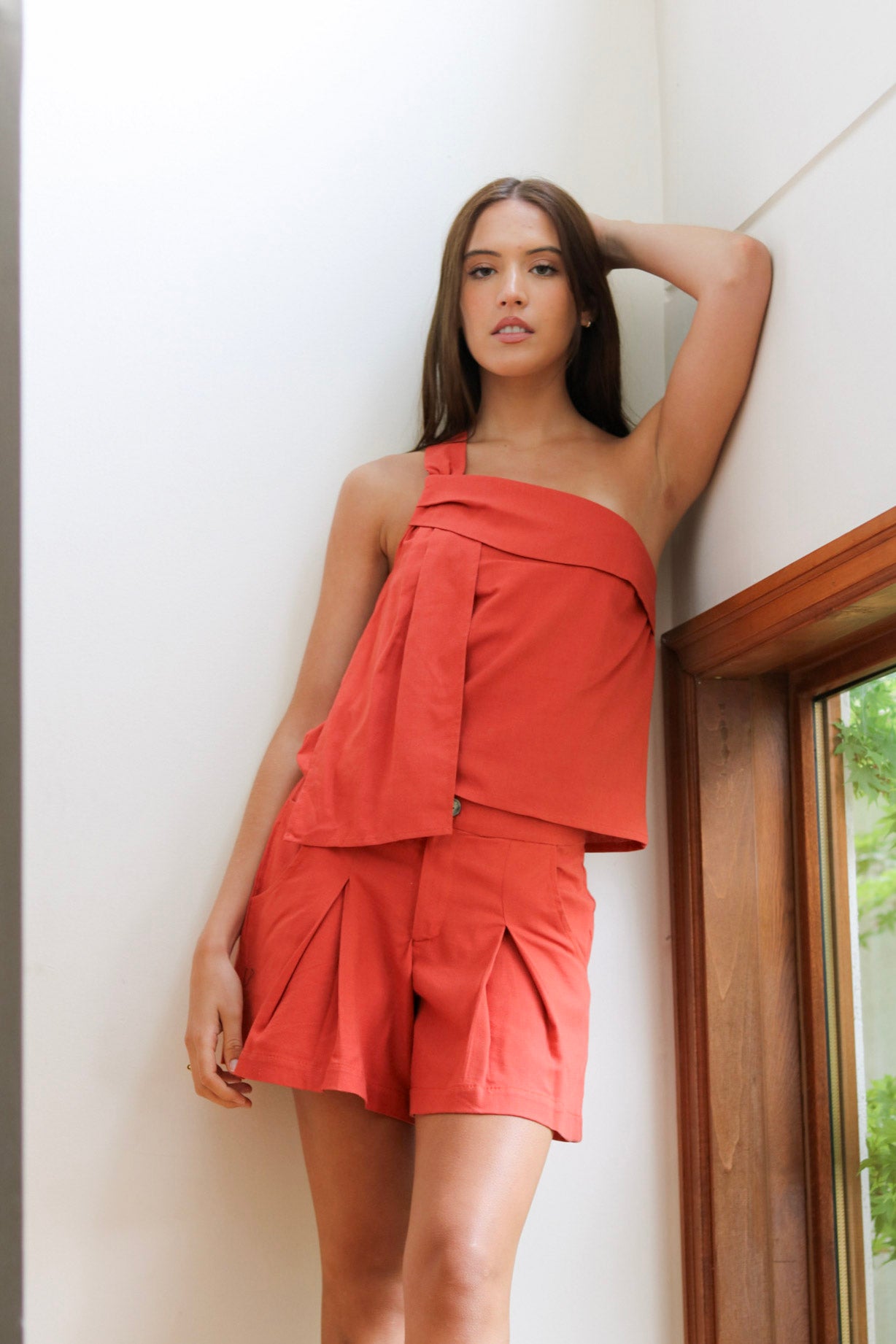 Short Marfil Terracota