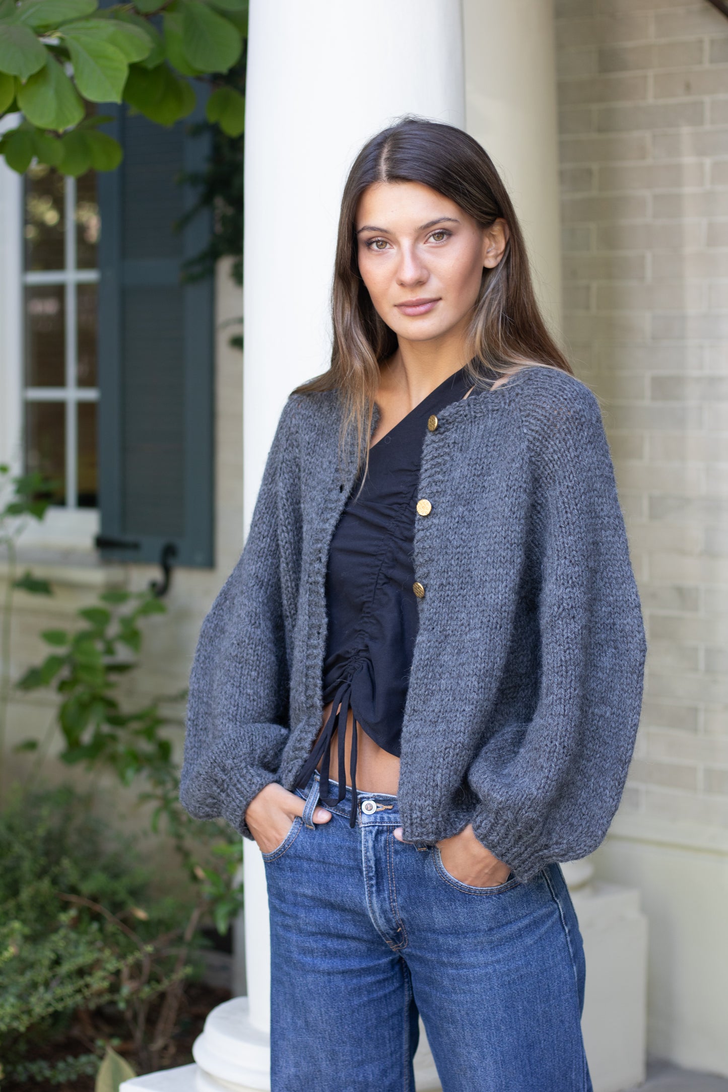 Chaleco Loa Gris (100% Alpaca)