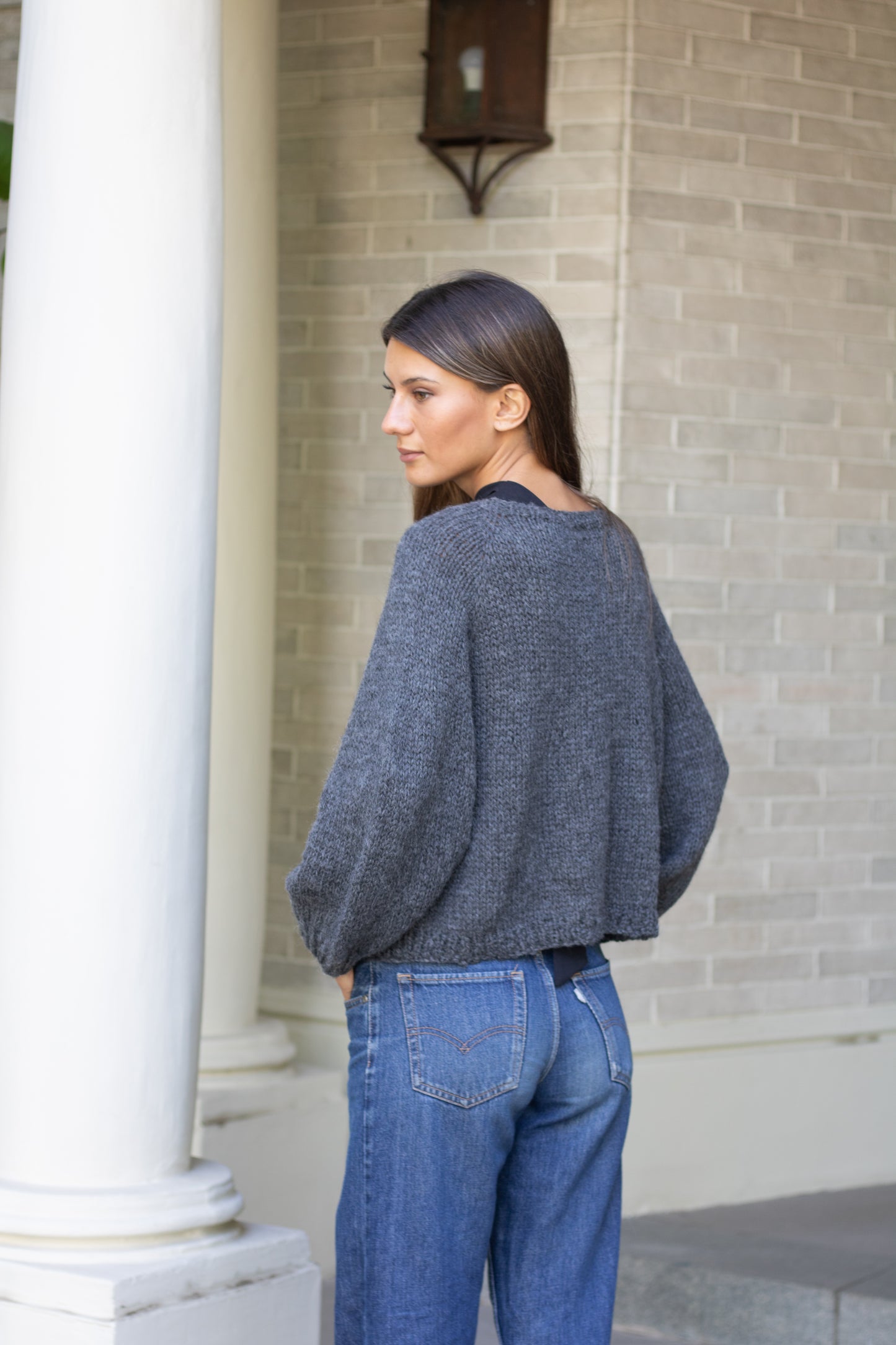 Chaleco Loa Gris (100% Alpaca)