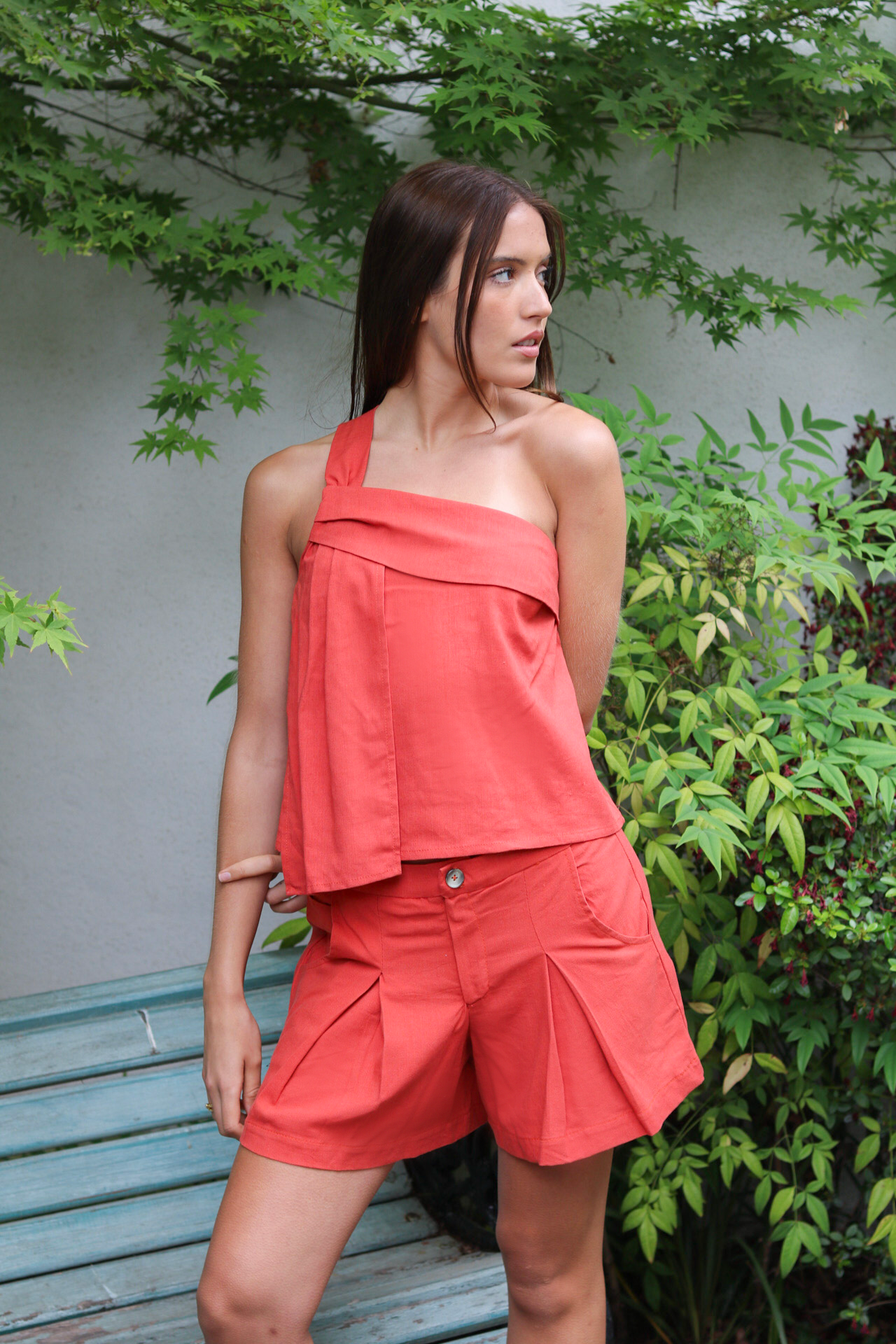 Short Marfil Terracota