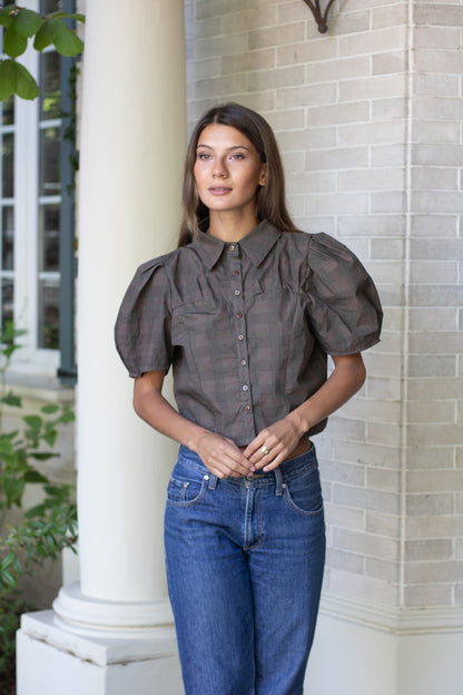 Blusa Baker Cuadrillé